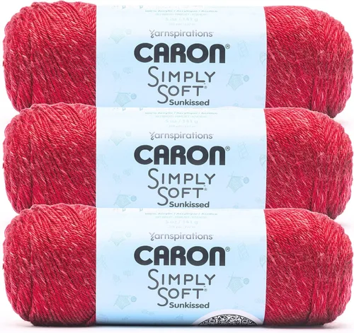 Miniatura 44 de Caron Simply Soft Abyss Speckle Yarn - Paquete de 3 unidades de 141 gramos/5 onzas - Acrílico - 4 medianos (peinado) - 235 yardas - Tejido/ganchillo