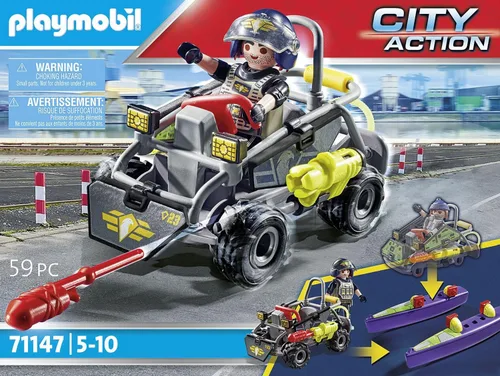 Miniatura 4 de Playmobil Tactical Police All Terrain Quad