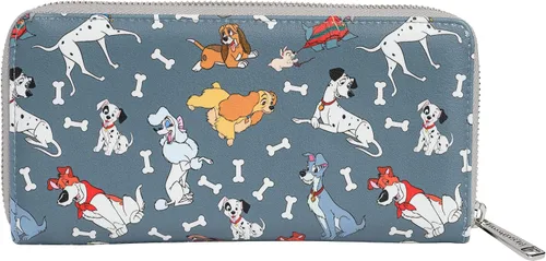 Miniatura 2 de Loungefly Cartera Disney Dogs con cremallera alrededor de piel sintética
