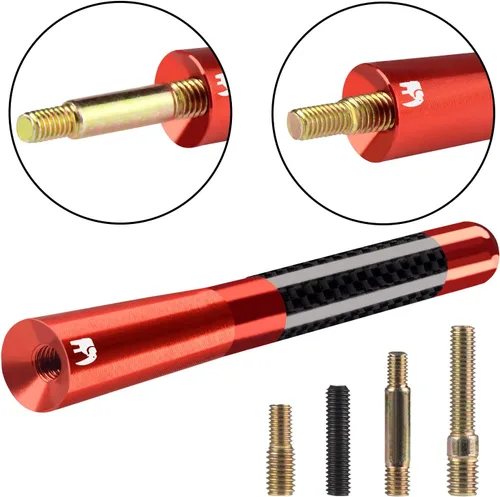 Miniatura 2 de ONE250 Antena, compatible con Nissan Rogue (2008-2021), Nissan 350Z 370Z (2002-2018), Nissan Titan (2003-2023), Nissan Frontier (1998-2021) - Rojo