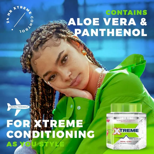 Miniatura 8 de Xtreme - Gel profesional para peinar el cabello, transparente, nivel de fijación de control 10X, 8.81 onzas, paquete de 3
