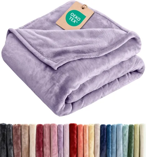 Miniatura 27 de Manta de forro polar ultrasuave para niños – Manta de franela de lujo para niños – Ligera para sofá, cama o silla – Gruesa, cálida y transpirable