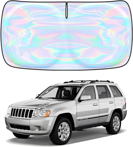 Miniatura 62 de Parasol para parabrisas Rivian R1S R1T 2022-2026 – Parasol compatible con Rivian R1S R1T plegable para ventana delantera, protector de visera solar