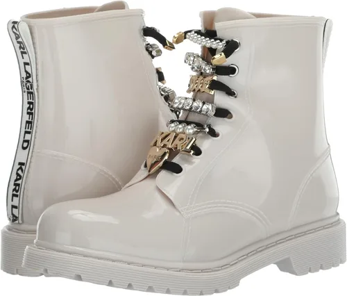 Miniatura 7 de Karl Lagerfeld Paris Botas de combate Topanga-Rain Bootie para mujer