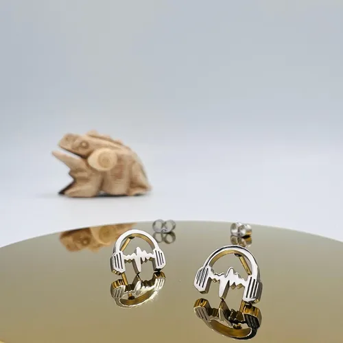 Miniatura 8 de Pendientes de trompeta - Joyas de guitarra - Pendientes de clave de agudos - Pendiente de nota musical - Saxofón
