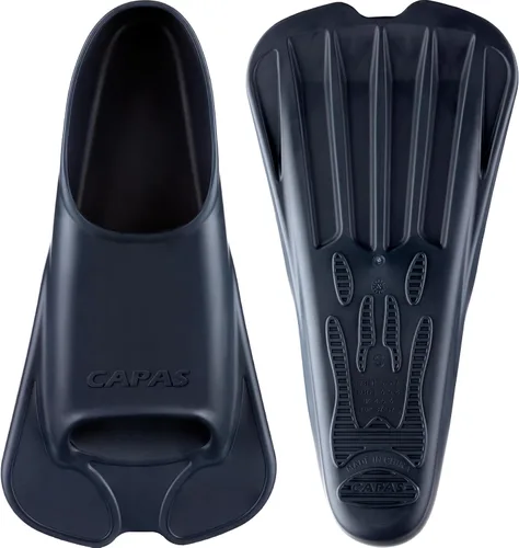 CAPAS Aletas de entrenamiento de natación, cómodas, de silicona, para natación, hoja corta, flotantes, con bolsa de malla, para hombres y mujeres,