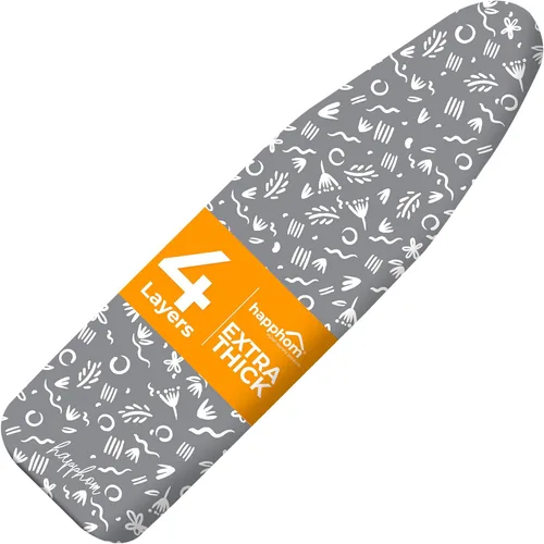 Miniatura 12 de Cubierta para tabla de planchar y almohadilla Extra Gruesa de Alta Calidad Acolchada de Múltiples Capas, Cubierta para tabla de planchar recubierta