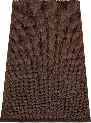 Miniatura 28 de Alfombra absorbente para perros para patas sucias, 120" x 36" alfombras de chenilla para interiores para la entrada, alfombra antideslizante lavable
