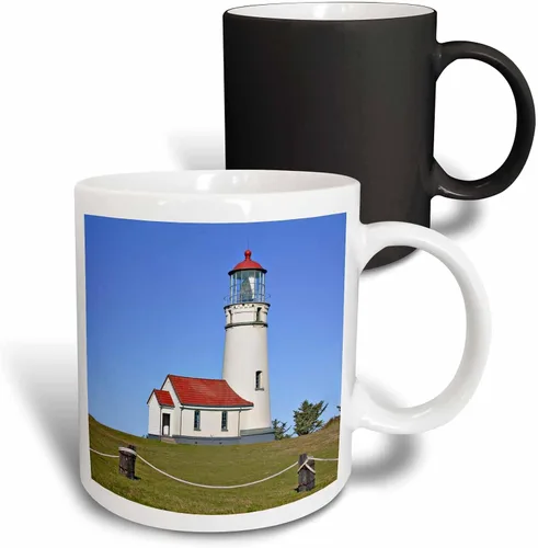 Miniatura 8 de 3dRose Taza de café, tamaño – 11oz – Faro de Cabo Blanco SP, Port Orford Oregon – US38 MGI0164 – Mark Gibson Lighthouses – divertido regalo de taza