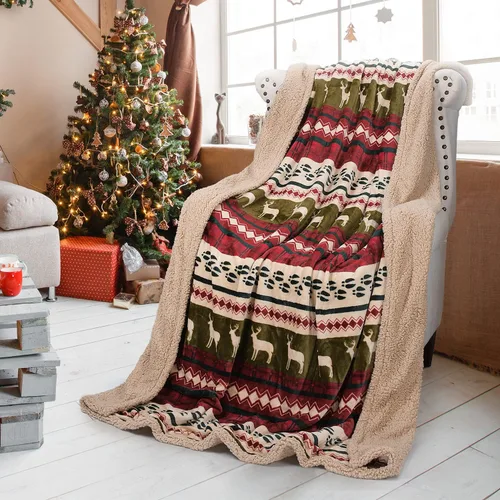 Miniatura 9 de Tirrinia - Manta sherpa de felpa gris de 50 x 60 pulgadas, manta reversible de vellón para cama y sofá, súper suave, cómoda, cálida y mullida manta