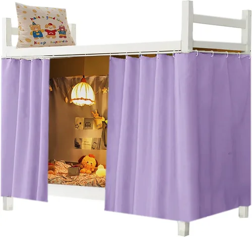 Miniatura 6 de Navhao 1 panel de cortinas opacas para litera, toldo grueso de privacidad para dormitorio, hogar, hombres y mujeres