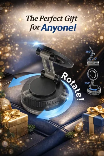 Miniatura 2 de Accesorios de automóvil, regalo técnico para hombres y mujeres, soporte magnético para teléfono para automóvil para MagSafe - Fuerte succión