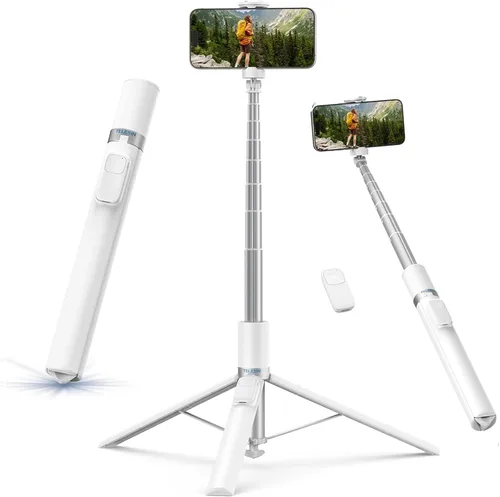 Miniatura 8 de Trípode automático para iPhone, TELESIN Trípodes de teléfono de apertura automática con control remoto para TikTok Scrolling & Zoom, palo selfie