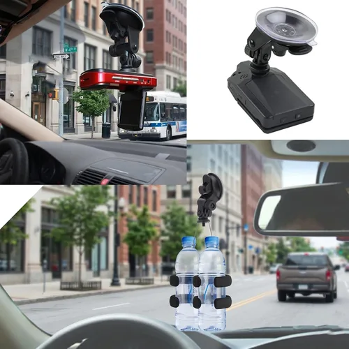 Miniatura 7 de Soporte de ventosa para Gopro montaje de parabrisas para montaje en parabrisas Dash Cam Action Cam Soporte de videocámara y cordón para Gopro Hero