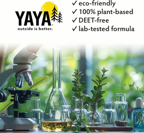 Miniatura 5 de SQUITO BAN - Repelente de mosquitos Yaya Organics Spray de insectos totalmente natural hecho con aceites esenciales, apto para familias, sin DEET