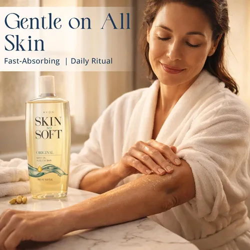 Miniatura 7 de Aceite para baño Skin so soft de Avon,16.9 oz, aroma original