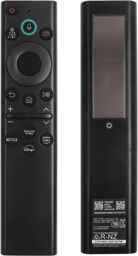 BN59-01385A Reemplazo remoto de voz solar para Samsung Frame TV Remote con Bluetooth recargable celda solar, compatible con televisores Samsung Ónice