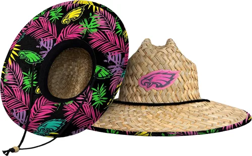 Miniatura 108 de FOCO - Sombrero de paja con logotipo de equipo universitario de NCAA y estampado floral para hombre TEAM LOGO