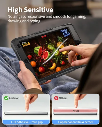 Miniatura 4 de Funda para iPad de 9ª/8ª/7ª generación, funda para iPad 10.2 2021/2020/2019, [a prueba de niños] ambison funda protectora de cuerpo completo