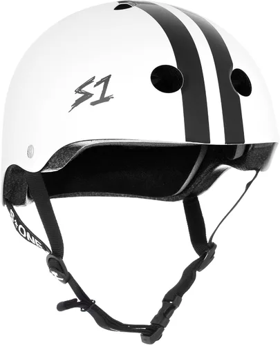 Miniatura 49 de Casco S1 Lifer para patinaje en monopatín, BMX y patinaje sobre ruedas Brillo rosa intenso
