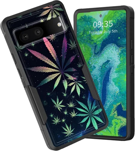 Miniatura 9 de Funda para Pixel 6A, funda híbrida de doble capa resistente a prueba de golpes de policarbonato duro de silicona suave TPU para Google Pixel 6A