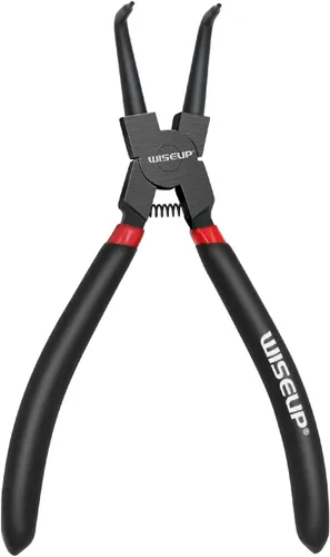 Miniatura 12 de WISEUP Juego de alicates de anillo a presión, 4 piezas de 7 pulgadas, kit de alicates de circlip interno/externo de 7 pulgadas, puntas de mandíbula