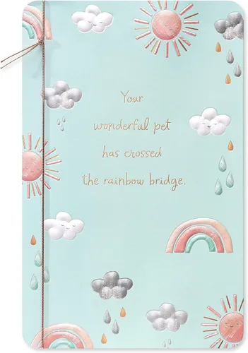 Miniatura 4 de American Greetings Tarjeta de condolencias para mascotas (vida llena de amor)