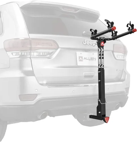 Miniatura 9 de Allen Sports Deluxe - Soporte de enganche para 2 bicicletas, modelo ZN520, color negro