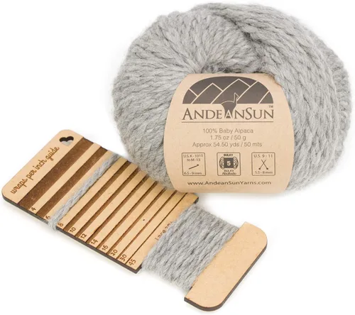 Miniatura 5 de (Juego de 3) Ovillos 100% de lana de alpaca bebé #1, DK #3, Worsted #4, Bulky #5 (150 gramos / 5.29 onzas en total), lujosos, acogedores y suaves