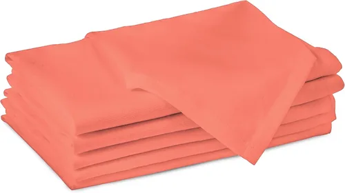Miniatura 10 de Encasa XO Juego de 12 servilletas de tela color azul cobalto, 17 x 17 pulgadas, servilletas de cena de algodón de color sólido, servilletas de boda