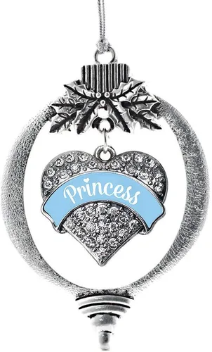 Miniatura 247 de Inspired Silver - Adorno con dije de hermana gemela - Adornos navideños de plata con circonitas cúbicas