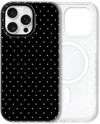 Miniatura 131 de Hython Funda para iPhone Air, diseño estético de lunares lindos, funda simple de 6.5 pulgadas, delgada, antiarañazos, parachoques de TPU suave, a