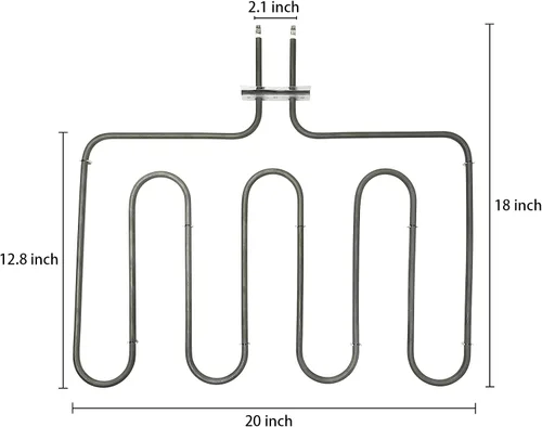 Miniatura 2 de 318254906 318254909 318254901 Elemento calefactor del horno Compatible con Electrolux Kenmore Frigidaire BES374ES1 BES374ES2 BES374ES3 CGLES385ES1
