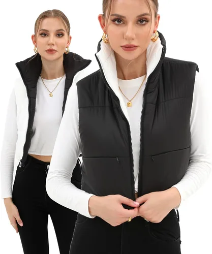 Miniatura 3 de Xeoxarel Chaleco acolchado reversible con bolsillos para mujer (XS-XXL)