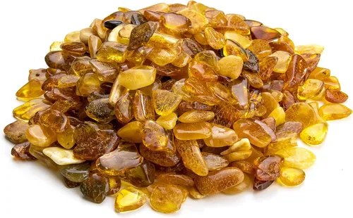 Miniatura 7 de Piedras ámbar pulidas y crudas 100% naturales del Báltico Chips Resina Ambar Piedra para manualidades de joyas y cuentas sueltas (sin agujeros)