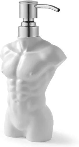 Miniatura 9 de Dispensador de jabón de cerámica, dispensador de líquido de loción de manos, recargable para decoración de cocina y baño (negro)