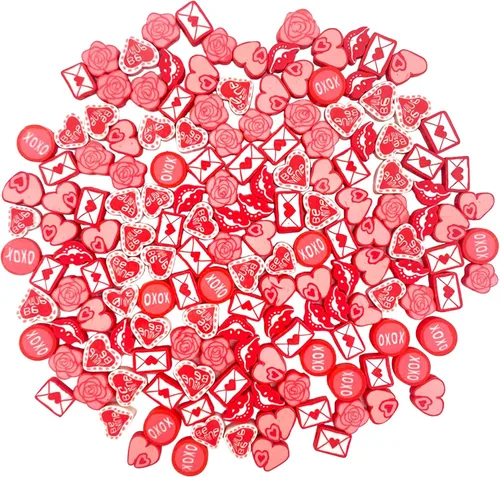 Miniatura 7 de 100 cuentas de arcilla polimérica mixta Heishi para hacer pulseras, aretes, collares, joyas Bola