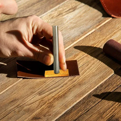 Miniatura 6 de Sello de cuero personalizado grabado en relieve con texto, imagen, logotipo, herramienta de manualidades, regalo para artesanos de cuero