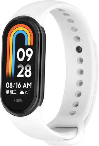 Miniatura 9 de Compatible con Mi Band 8 bandas para mujeres y hombres, correas de repuesto de silicona deportivas femeninas, pulseras de pulsera accesorio correas