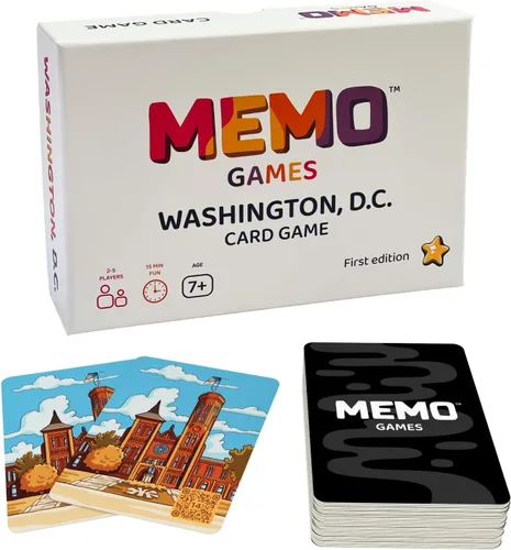 Miniatura 10 de MEMO Florida Landmarks - Juego de cartas de memoria para adultos, niños y adolescentes - Juego educativo de viaje familiar con 50 cartas y datos QR