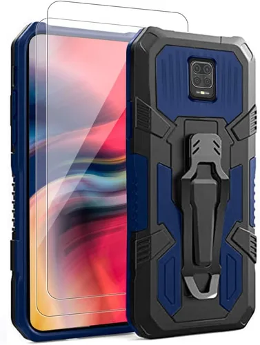 Miniatura 9 de Funda para Xiaomi Redmi Note 9s/9 Pro, con [2 unidades] Protector de pantalla de vidrio templado de grado militar híbrido de alta resistencia