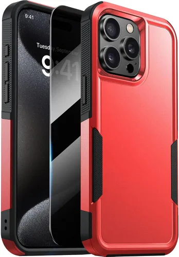 Miniatura 28 de Diaclara Funda diseñada para iPhone 12 Pro Max, [con protector de pantalla de privacidad] [antiespía] [protección contra caídas de grado militar]