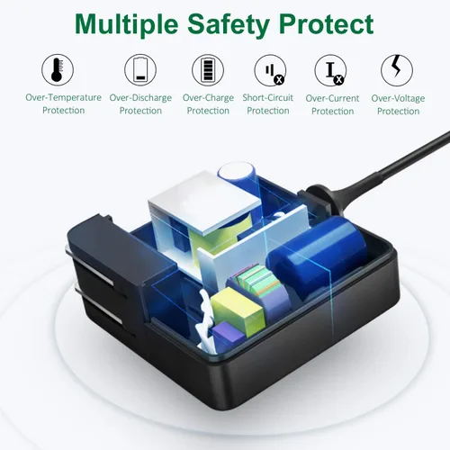 Miniatura 4 de Adaptador de CA de 45 W, cargador para portátil compatible con Asus UX360C Q304U X553M Q302L Q405U Q504UA Q406DA S200E S531FA UX305 UX305F UX310U