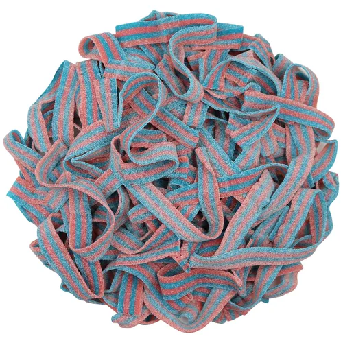 Miniatura 36 de Cinturones de Gomitas Ácidas de Varios Colores (Azul Baya (Arándano), 1 Libra)
