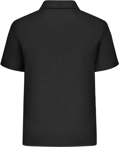 Miniatura 2 de MOHEEN Men's Zipper Polo Shirt Quick Dry Performance Short Sleeve Athletic Casual Collared Golf Shirts for Men with Pocket
