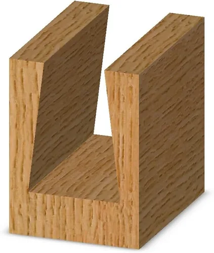 Miniatura 4 de Whiteside D7-530 Broca de enrutador de cola de milano de 7 grados: diámetro grande de 17/32 pulgadas, profundidad de corte de 3/4 pulgadas, vástago