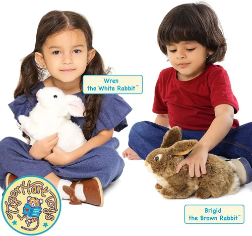 Miniatura 7 de TigerHart Brigid The Brown Rabbit - Conejito de peluche de 10 pulgadas