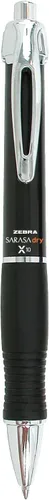 Miniatura 2 de Zebra Pen Bolígrafo de gel retráctil X10, punta media, 0.028 in, barril negro, tinta negra sin ácidos, paquete de 12 (el embalaje puede variar)