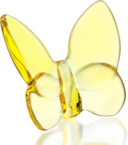 Miniatura 10 de kanpura Figura de mariposa de cristal azul, figura de mariposa voladora, adorno de mariposa de cristal, animal de cristal coleccionable