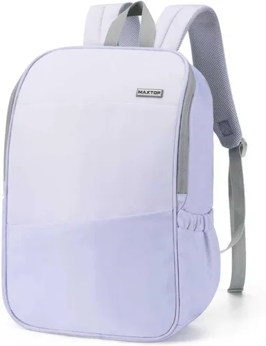 Miniatura 26 de MAXTOP Mochila para computadora portátil de viaje, mochilas de negocios con puerto de carga USB, resistente al agua, mochila para escuela y Negro